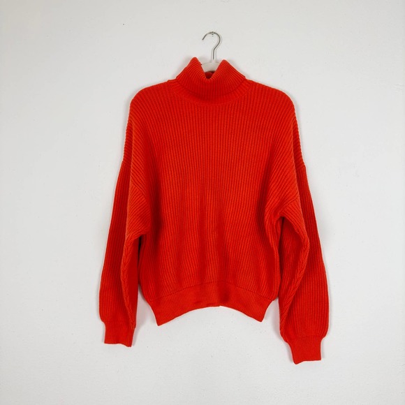 Zara Orange Turtleneck Sweater - Picture 5 of 9
